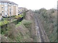 Dartford: Railway line from the St Vincents Road bridge (2)