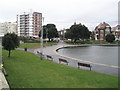 Benches at Canoe Lake, Southsea