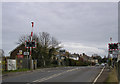 Level crossing,  Ash Road, Sandwich, Kent