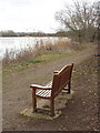 Alan Benning retirement bench at Spade Oak