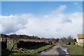 View of Long Lane, near Stocksbridge, taken from The Poplars junction