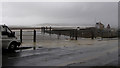 Marine Parade Seaford during storm