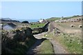 Pentireglaze from the Old Cottage