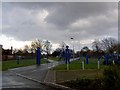 SE3902 : Gates to Wombwell Park by Steve  Fareham