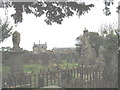 Geufron Farmhouse from the churchyard