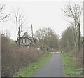 The former Glan-rhyd railway crossing