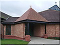 St Paul the Apostle RC Church, Alwoodley, Leeds, Porch