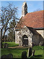 Porch and west end of St Peter