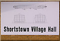 Shortstown Village Hall sign