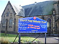 Church Road Methodist Church, St Annes-on-Sea, Sign