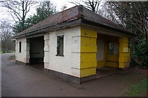 SP3277 : Shelter in Memorial Park by Keith Williams