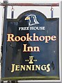 Sign for the Rookhope Inn