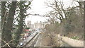 Caernarfon Welsh Highland Railway Station from Love Lane