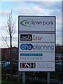 Eclipse Park, Maidstone - sign