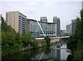 Trinity Bridge and the Lowry Hotel