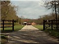 The approach to New Lodge Farm