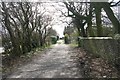 Footpath alongside Tong Cemetery