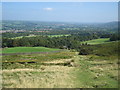 Looking down the Millennium Way to Burley