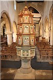SK9227 : St.Mary & St.Andrew's font by Richard Croft