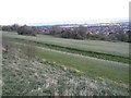 Looking towards Fralington from the top of Portsdown Hill