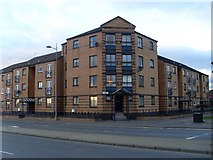 NS4969 : Flats on Glasgow Road, Clydebank by Stephen Sweeney