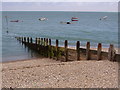 Groyne, boats and shingle