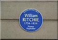 J3474 : Ritchie plaque, Belfast by Albert Bridge