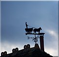 Weather vane, Mill Barn, Coombe Bissett