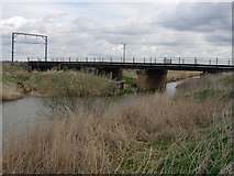 TL5374 : Railway Bridge by Hugh Venables