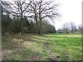 Footpath towards Sutton Row