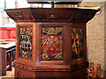 Magdalen College School, Brackley, Northants - the chapel of St James (detail)