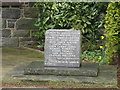 The WWII Memorial at Ysgol Bethel