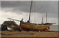TR3752 : Fishing Boats on Deal Beach, Kent by John Mavin