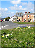 SO6613 : Junction of Abbots Road and the B4226 by Pauline E