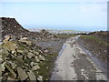 Farm track above Truas