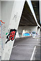 Under the Meadow Road bridge