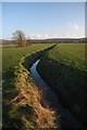 Drainage ditch near Brynog