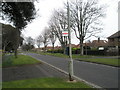 Bus stop in Staunton Avenue