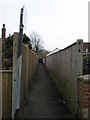 Alleyway from Staunton Avenue to Richmond Close