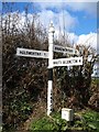 SS3312 : Signpost, Lane Cross by Derek Harper