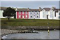 Houses lining Aberaeron Harbour