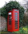 Telephone Box along Church Lane in Chilcote