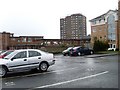 Looking to Dalmuir CE centre from Hillview Gardens