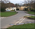 Church lane, Tostock, looking towards the Gardeners Arms