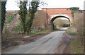 Railway bridge over Norton Road north of Tostock