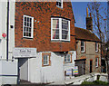 Cottages at the side of the Lamb Inn, High Street, Eastbourne, East Sussex