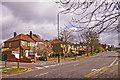 Slades Hill looking east towards Enfield