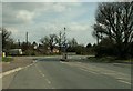 Road junction at Howe Green