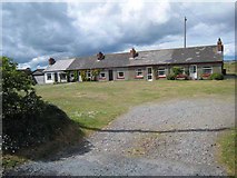 J6457 : Cottages on the Main Road between Cloughey and Portavogie by Oliver Dixon
