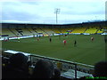 NT0466 : Almondvale Stadium, North Stand by Alasdair MacNeill